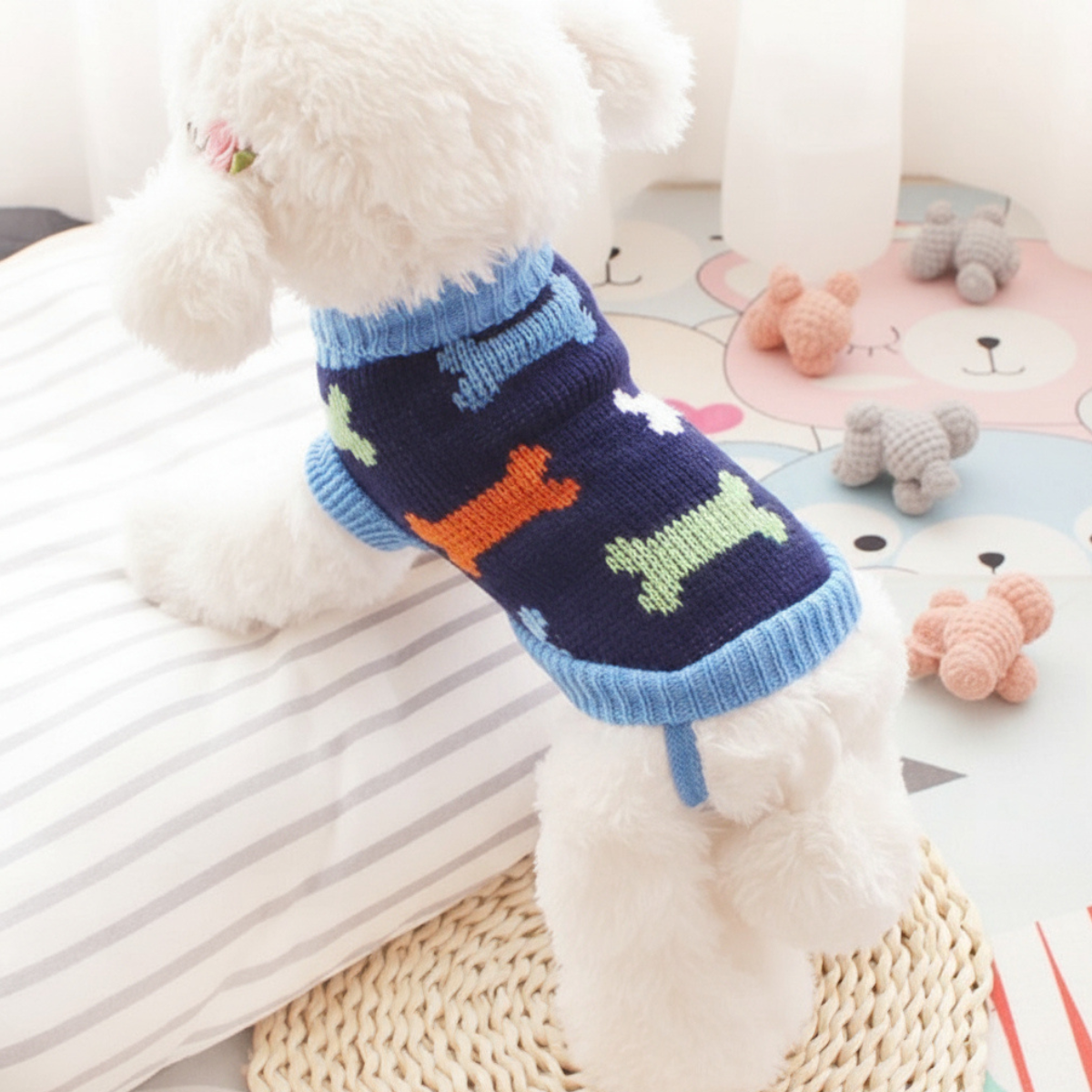 Suéter de Punto Cálido para Perros y Gatos | Ropa de Invierno Suave y Elegante – Tribu Peluda