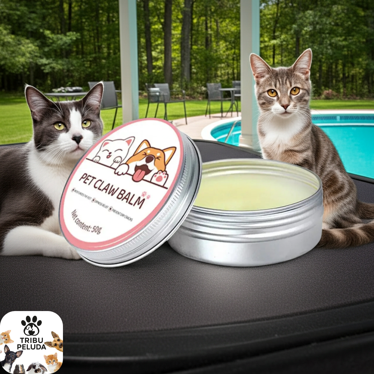 Bálsamo Hidratante para Patas y Nariz de Perros y Gatos | Protector Natural – Tribu Peluda