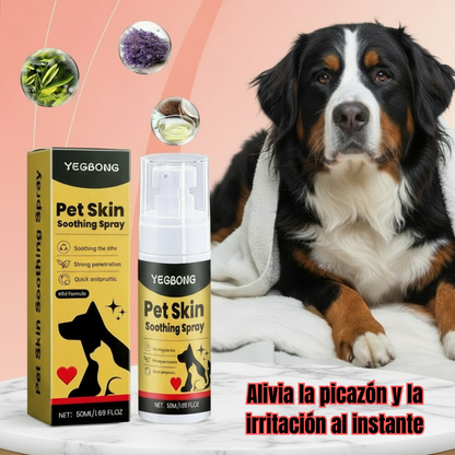 Spray Calmante para la Piel de Perros y Gatos | Antipulgas Natural y Reparador – Tribu Peluda