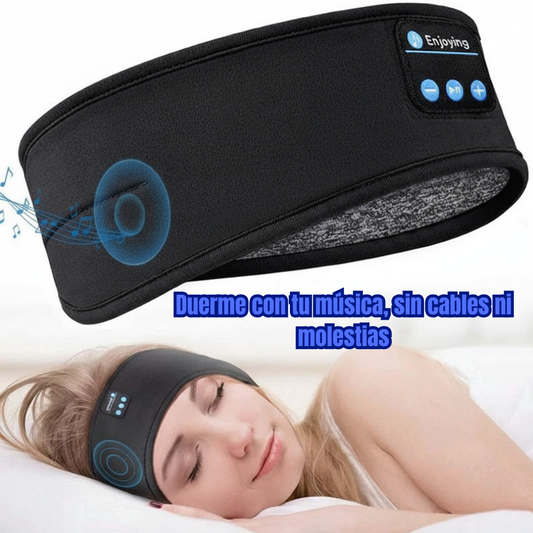 Auriculares Bluetooth con Diadema Elástica | Ideal para Deportes y Sueño