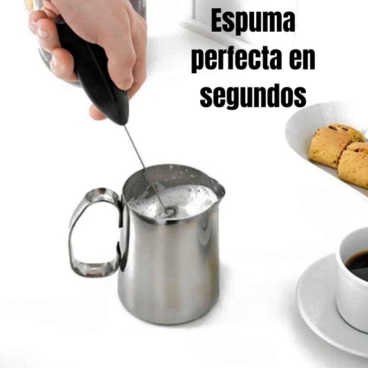 Batidor de Leche Eléctrico Portátil | Espumador de Café y Huevos