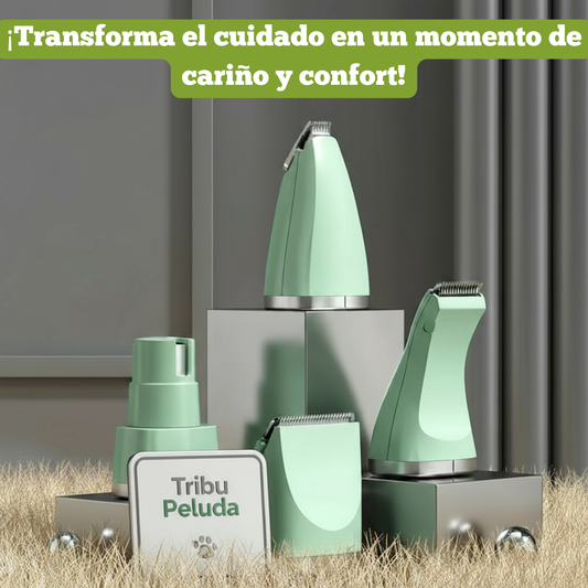 4 in 1 Electric Pet Grooming Kit - Hair Trimmer, Clippers, Nail Grinder for Cats &amp; Dogs