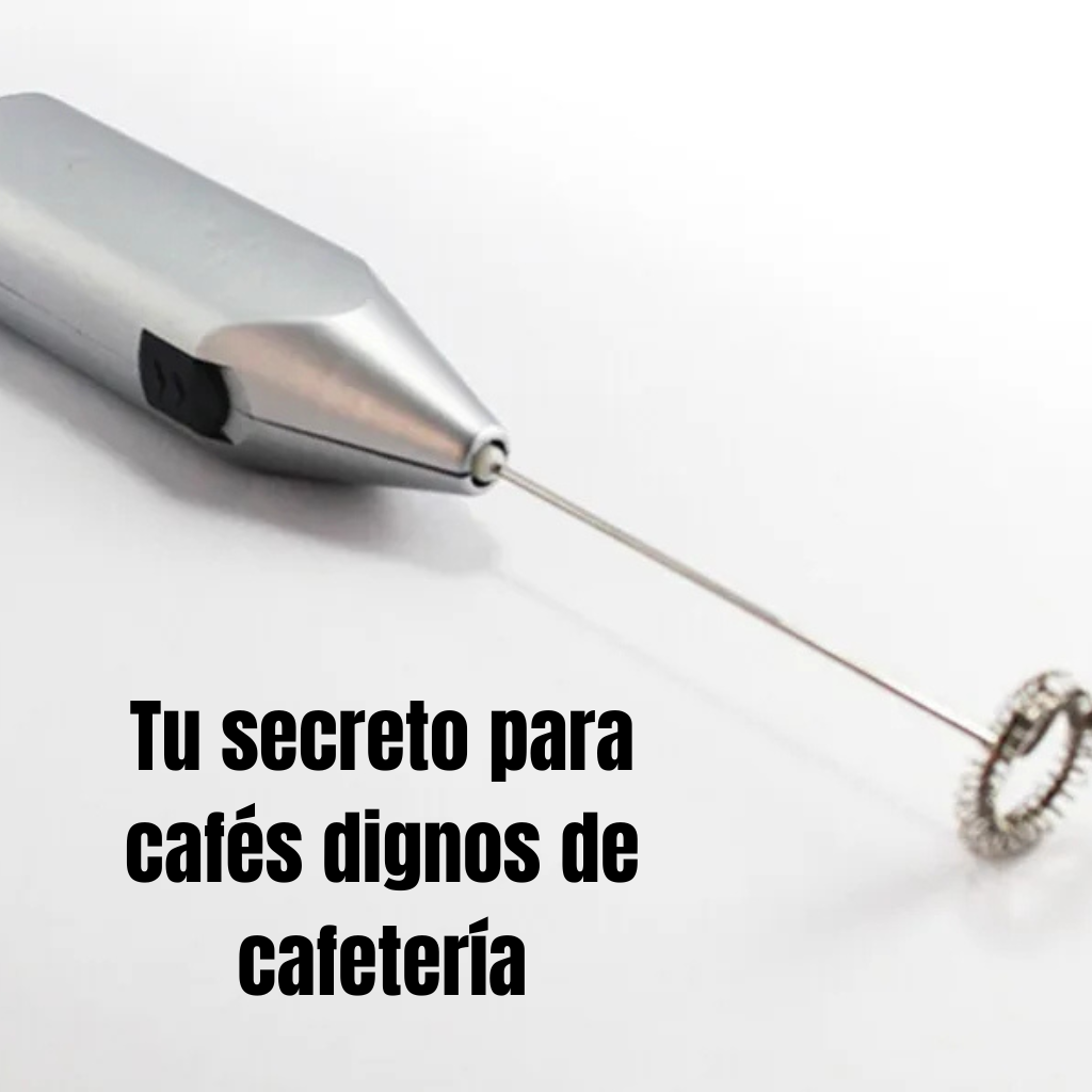 Batidor de Leche Eléctrico Portátil | Espumador de Café y Huevos