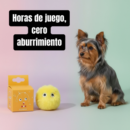 Pelota Interactiva Eléctrica para Gatos y Perros | Juguete con Sonido y Catnip – Tribu Peluda