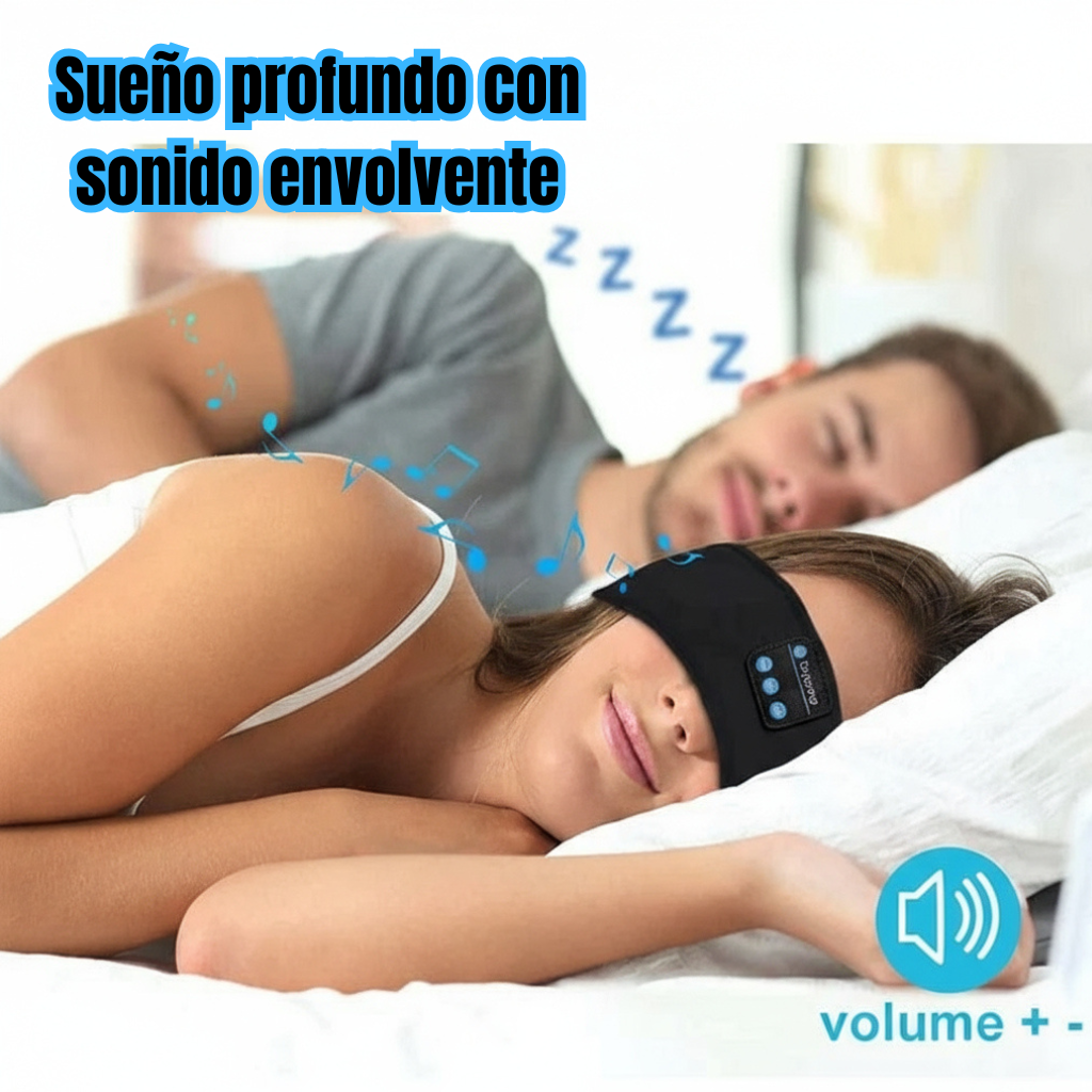 Auriculares Bluetooth con Diadema Elástica | Ideal para Deportes y Sueño
