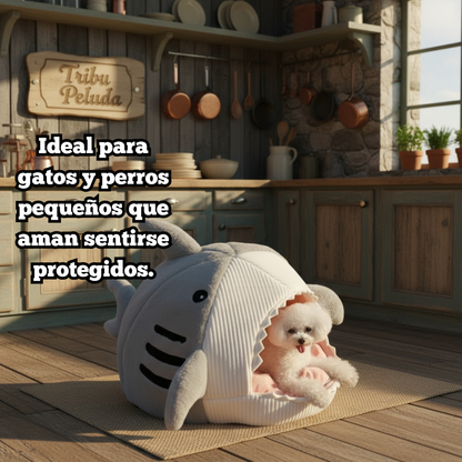 Cama de Lujo en Forma de Tiburón | Comodidad y Estilo para tu Mascota