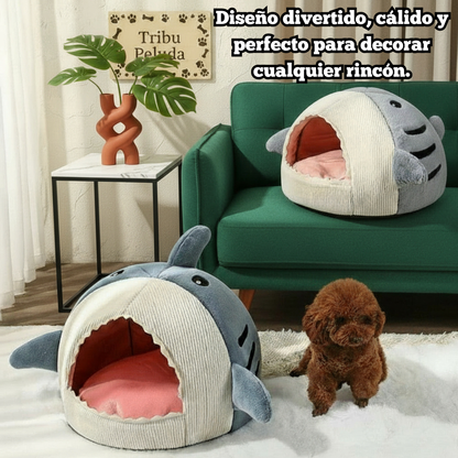 Cama de Lujo en Forma de Tiburón | Comodidad y Estilo para tu Mascota