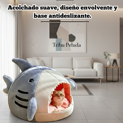 Cama de Lujo en Forma de Tiburón | Comodidad y Estilo para tu Mascota