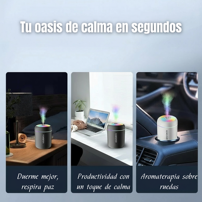 Mini Difusor de Niebla para Aromaterapia | Humidificador USB para Dormitorio y Auto