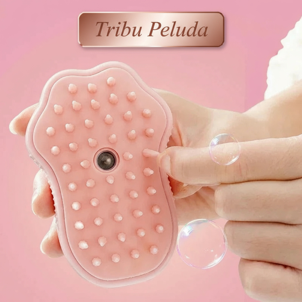 Cepillo de Vapor Eléctrico 3 en 1 | Limpieza, Masaje y Spray para Mascotas