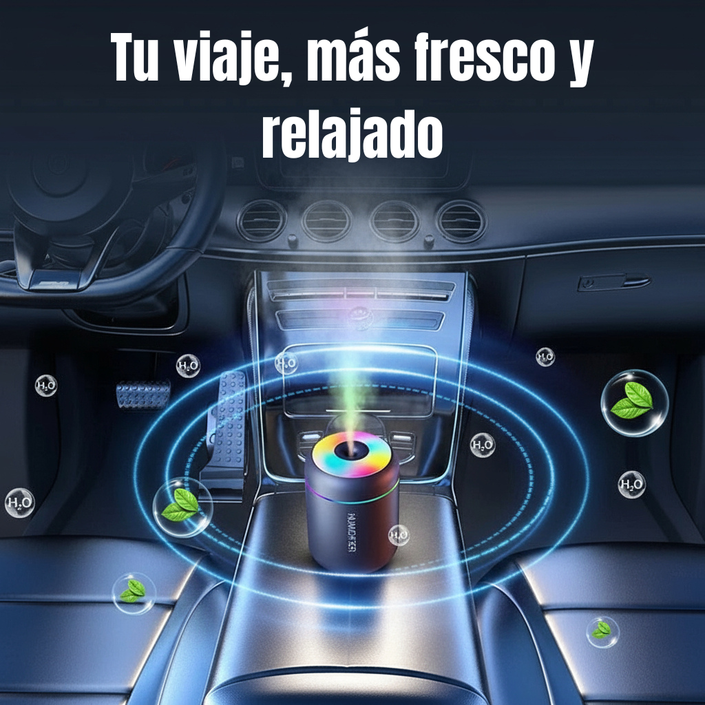 Mini Difusor de Niebla para Aromaterapia | Humidificador USB para Dormitorio y Auto