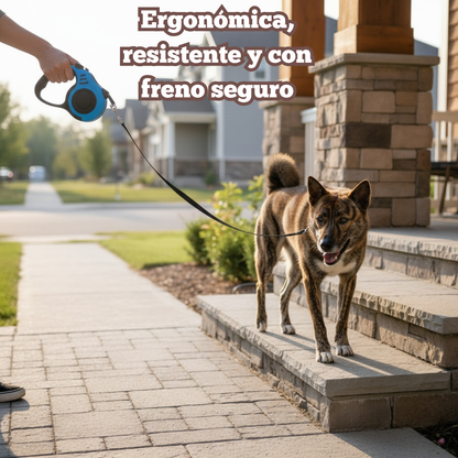 Automatic Retractable Dog Leash - Dual Size Options with Brake &amp; Lock Safety System