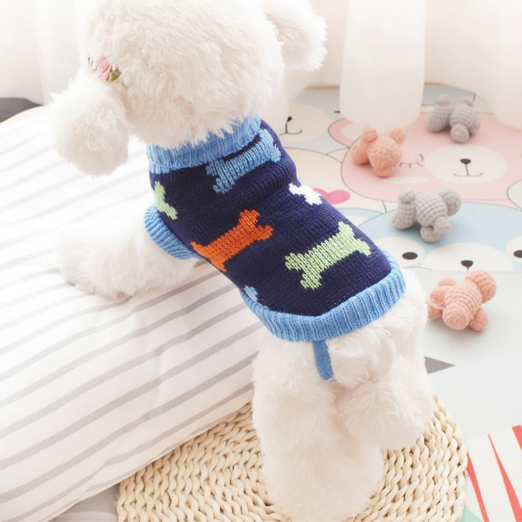 Suéter de Punto Cálido para Perros y Gatos | Ropa de Invierno Suave y Elegante – Tribu Peluda