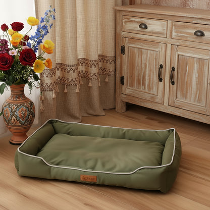 Cama Cuadrada para Perros y Gatos | Suave, Antideslizante y Resistente al Agua – Tribu Peluda