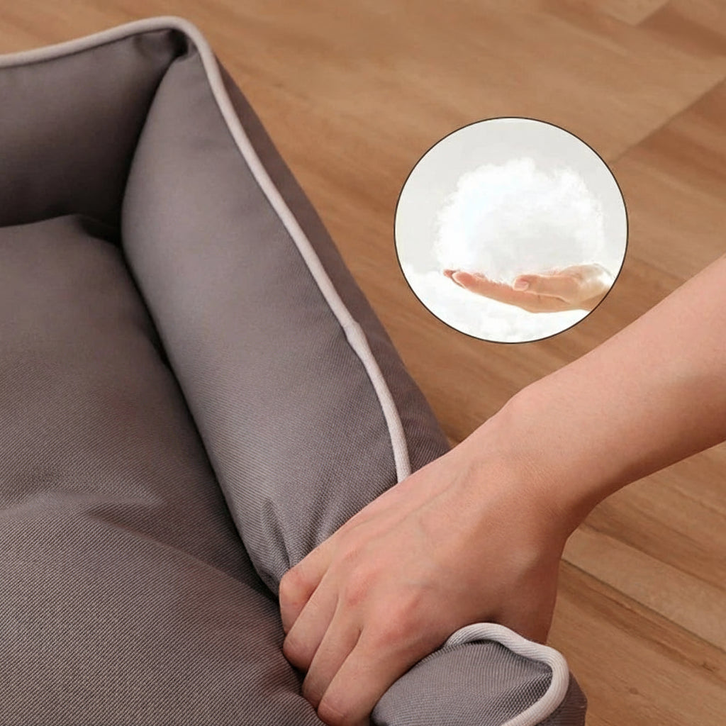 Cama Cuadrada para Perros y Gatos | Suave, Antideslizante y Resistente al Agua – Tribu Peluda